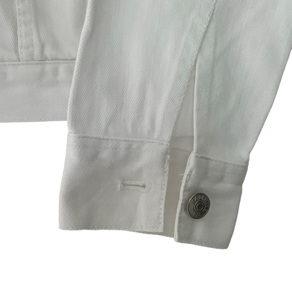 MADEWELL | THE-BOXY CROP JEAN JACKET IN TILE WHITE STYLE J0473 SZ M - Picture 5 of 11